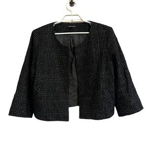 Eileen Fisher Organic Cotton Textured Boxy Blazer